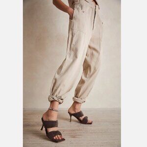 New Free People + Alohas Natasha Cord Mule Heels Size 8 MSRP: $178